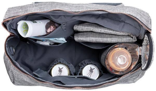 Lassig Glam Rosie Diaper Bag - Anthracite Glitter