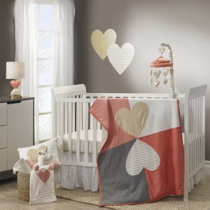 Lambs & Ivy Crib Set Dawn 3pc