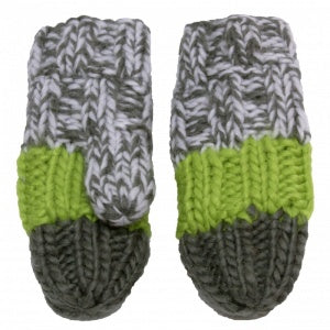 Calikids W1759 Iceland Acrylic Knit Mittens Green