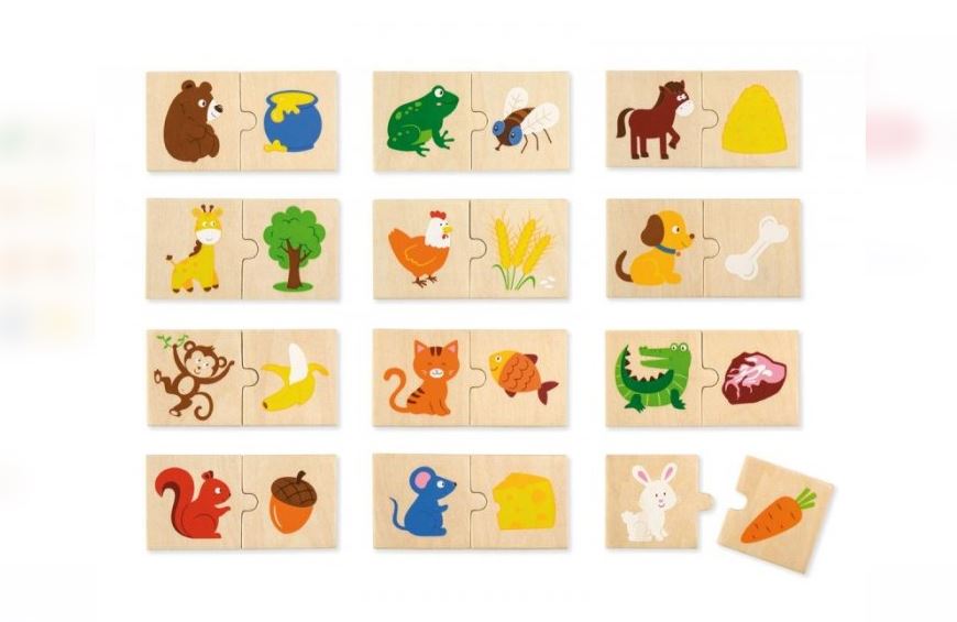 Viga Puzzle Set - Animal Feeding 51607