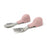 Tiny Twinkle Training Utensils - Pink Elephant