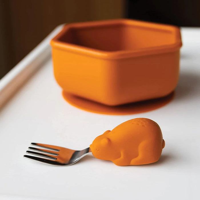 Tiny Twinkle Training Utensils - Cinnamon Bear