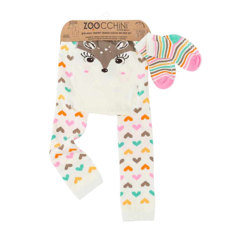 Zoocchini Legging & Sock Set - Fiona the Fawn