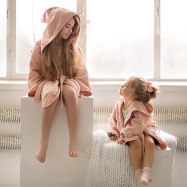 La Millou Bathrobe Bamboo Large - Universe of Unicorn Blue