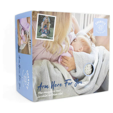 Cheryl's Home & Family Arm Here For You Blanket - Grey