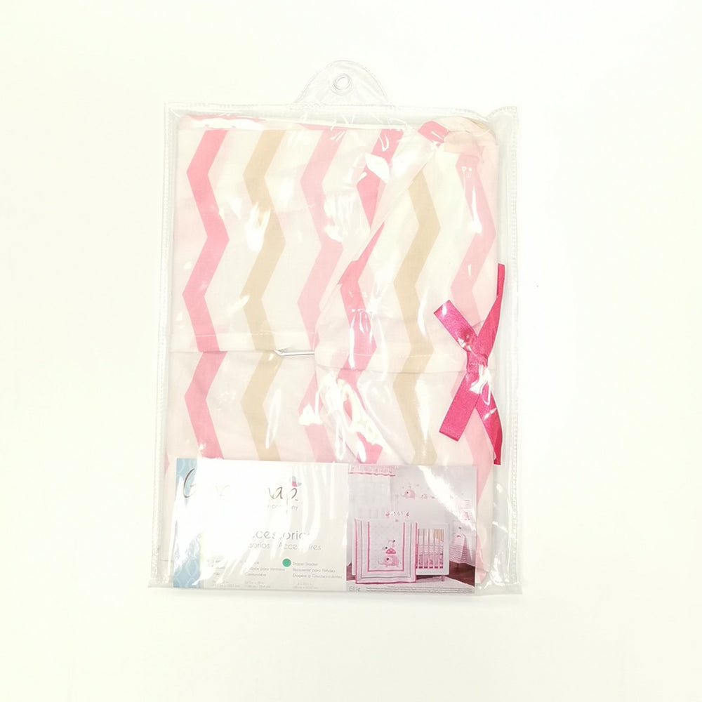 Lambs & Ivy Diaper Stacker - Pink Stripe