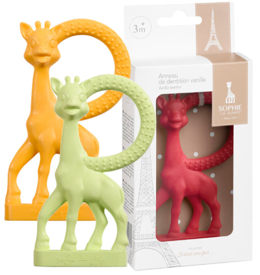 Sophie La Giraffe Vanilla Teething Ring 1pk 010313