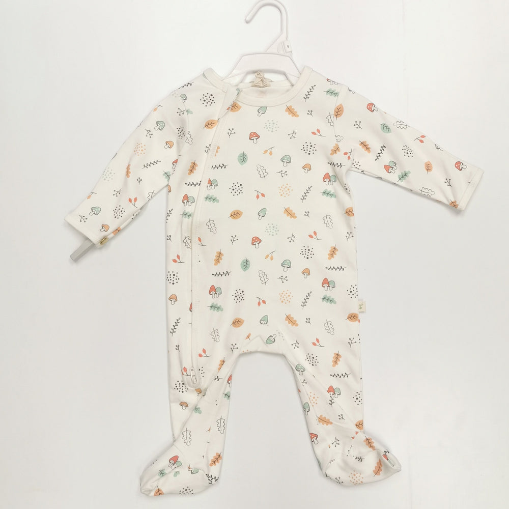 Tiny Twig Zip Growsuit with Feet - Autumn Harvest TTW20-02