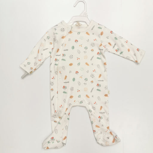 Tiny Twig Zip Growsuit with Feet - Autumn Harvest TTW20-02