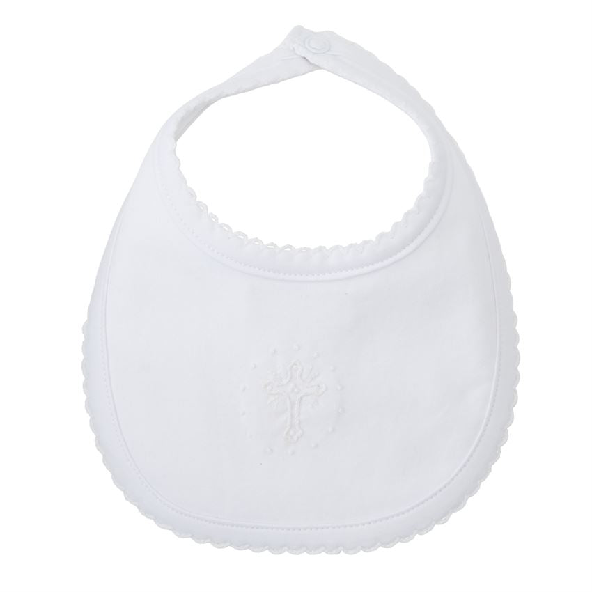 Mudpie French Knot Cross Bib M1552364