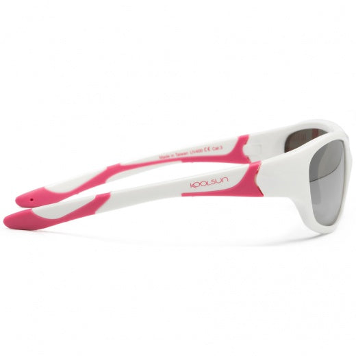 Koolsun Sport Sunglasses - White Cabare