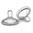 Nanobebe Silicone Nipples Slow Flow 2pk
