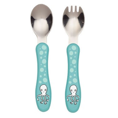 Sugarbooger Lil Bitty Spork/Spoon - Adventure Octopus