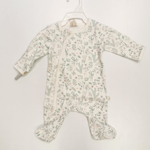 Tiny Twig Zip Growsuit with Feet - Herb Garden TTW20-02