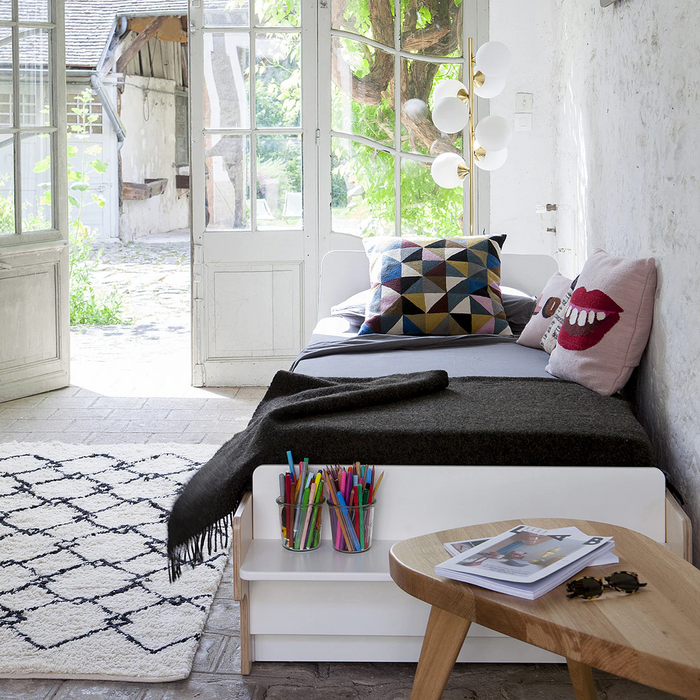 Oeuf River Trundle Bed - White 1RTR01 (MARKHAM STORE PICKUP ONLY)