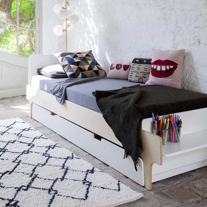 Oeuf River Trundle Bed - White 1RTR01 (MARKHAM STORE PICKUP ONLY)