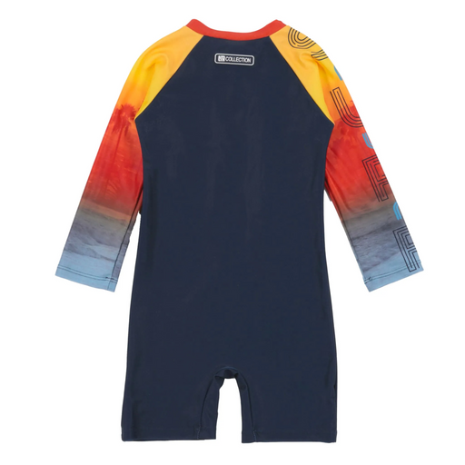 Nano One Piece Rashguard Swimsuit - Navy (S22S301-2)