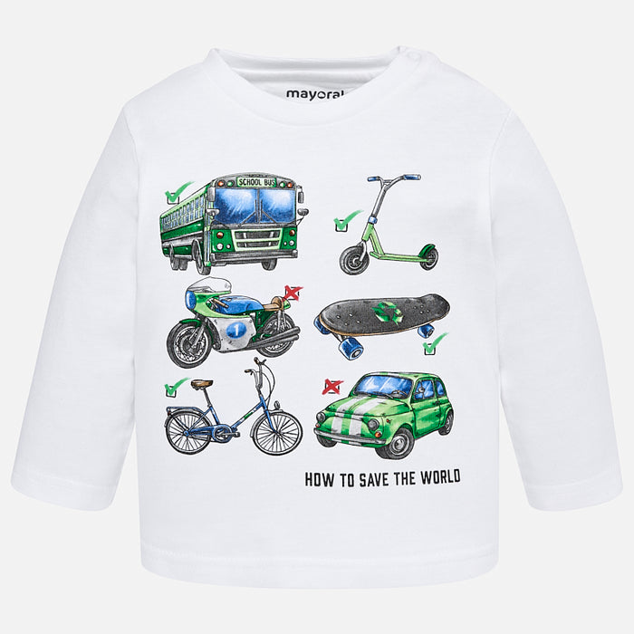 Mayoral L/S T-Shirt Automobiles Wh2028
