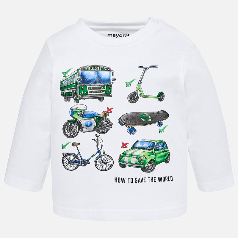 Mayoral L/S T-Shirt Automobiles Wh2028