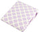 Ben & Noa Fitted Crib Sheet - Lilac Lattice
