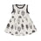 Miles Baby Baby Ice Cream Twirl Dress Black/White