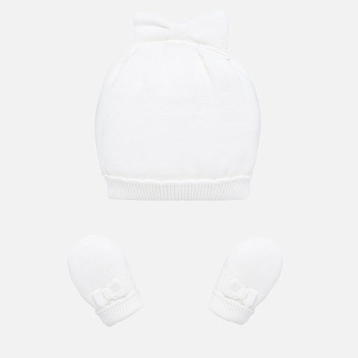 Mayoral Baby Hat & Gloves Crudo