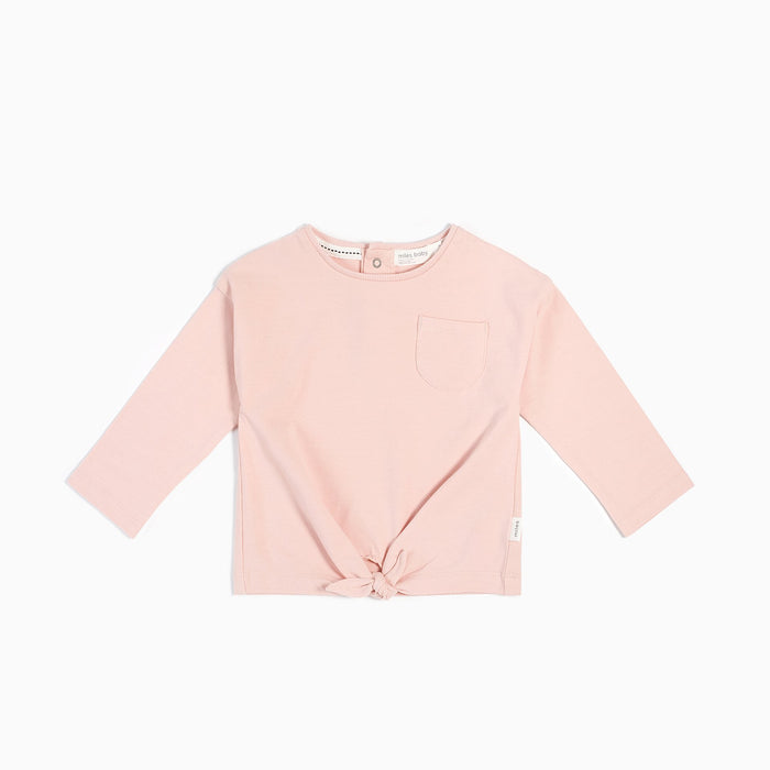 Miles Baby Long Sleeve T-Shirt Knit Light Pink