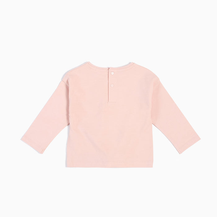 Miles Baby Long Sleeve T-Shirt Knit Light Pink