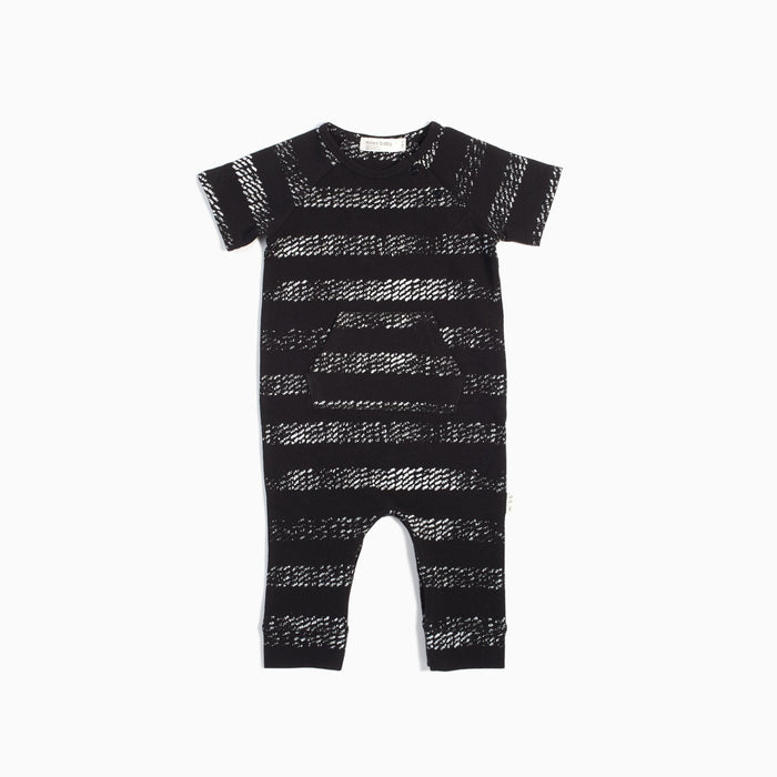 Miles Baby Baby Playsuit Knit Black 19SM
