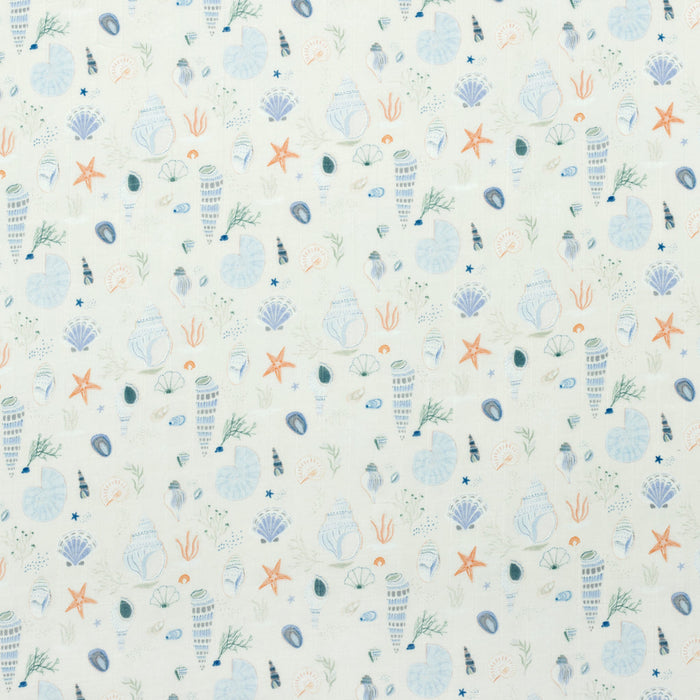 Loulou Lollipop Fitted Crib Sheet - Seashells