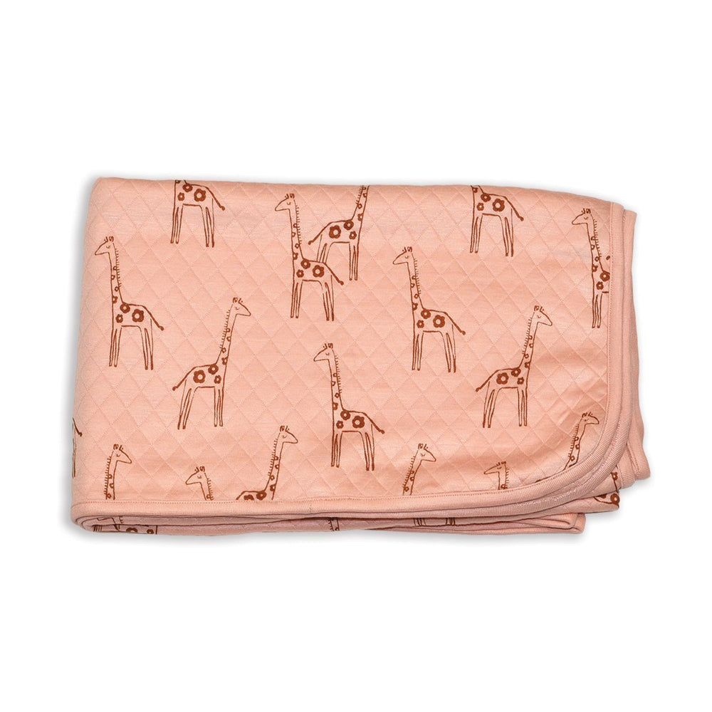 Silkberry Baby Bamboo Quilted Blanket - Daisy Giraffe 39''x59''  SS1014_DGP