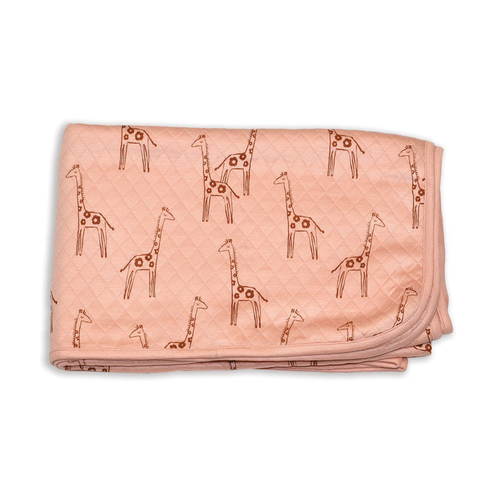 Silkberry Baby Bamboo Quilted Blanket - Daisy Giraffe 39''x59''  SS1014_DGP