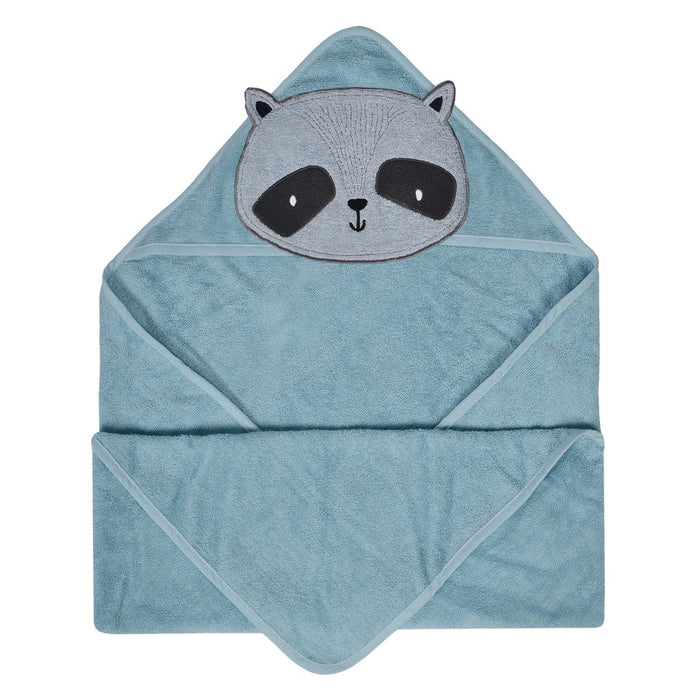 Perlim Pin Pin Hooded Towel - Raccoon SA2004-RA