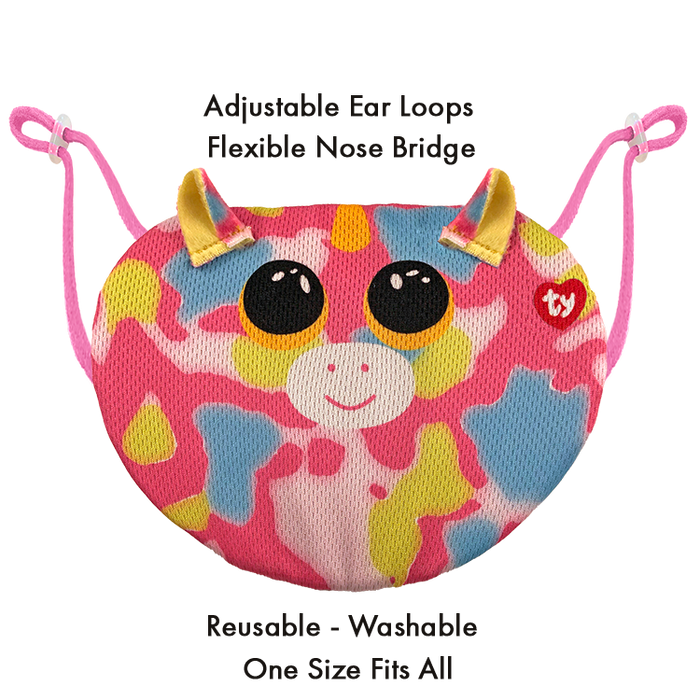 TY Beanie Bee Mask - Fantasia Unicorn