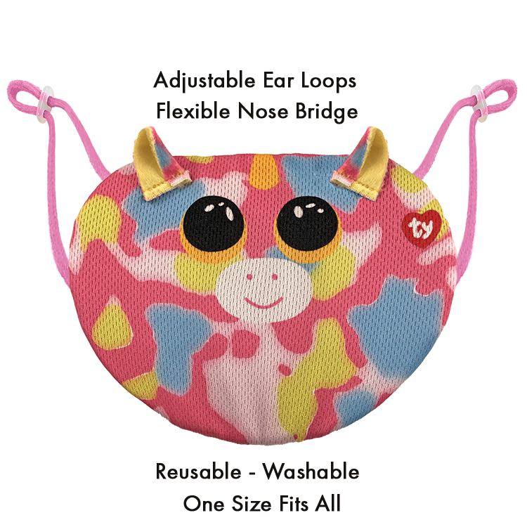 TY Beanie Bee Mask - Fantasia Unicorn