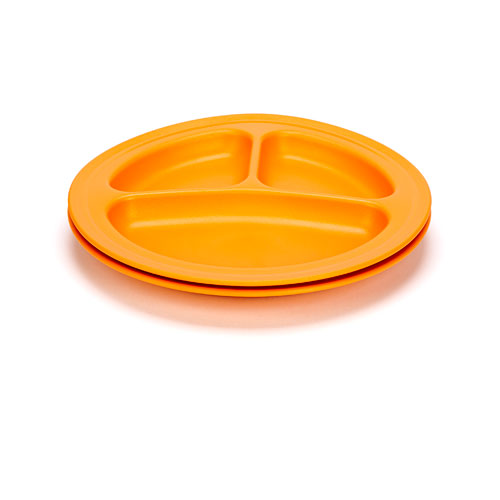 Green Eats Divided Plates - Orange