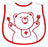 Oscardo Baby Bib - Baby bear