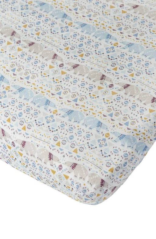 Loulou Lollipop Fitted Crib Sheet - Polar Bear