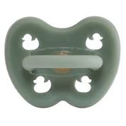 Hevea Pacifier Round Moss Green 0-3M