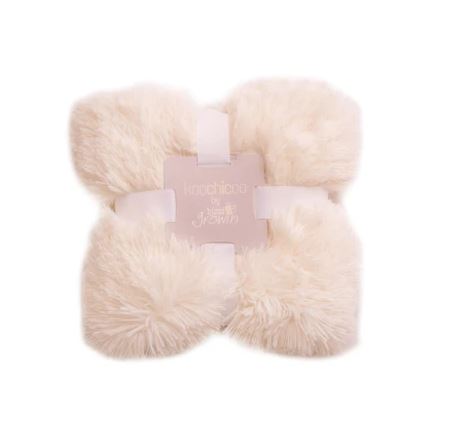 Bizzi Growin Koochicoo Fluffy Shawl Cream BG021