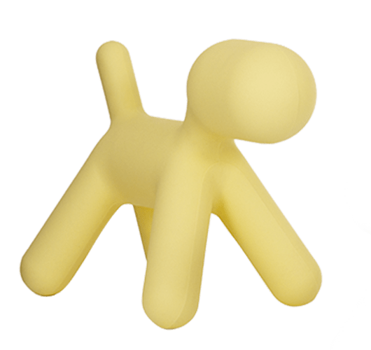 MAGIS DESIGN PUPPY ABSTRACT DOG YELLOW Small 1569C