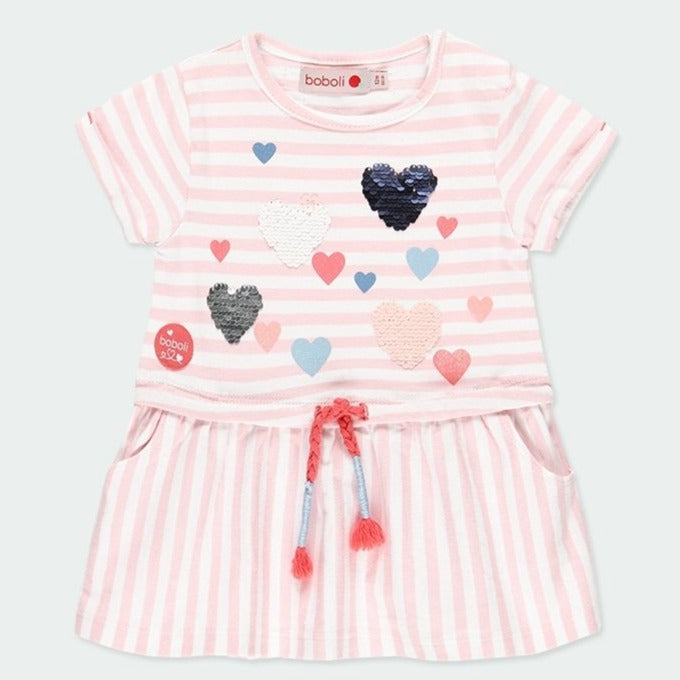 Boboli Striped knit dress 212106-9567