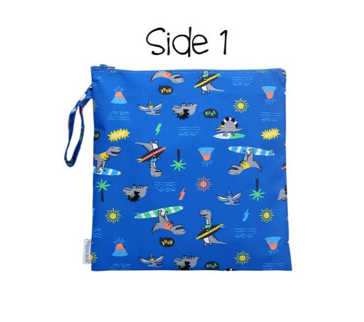 Flapjacks Kids 2-Sided Wet Bag - Dino