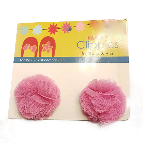 Wee Squeak Clips for Shoes & Hair - Pink