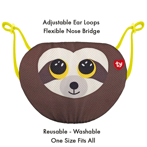 TY Beanie Bee Mask - Dangler Brown Sloth