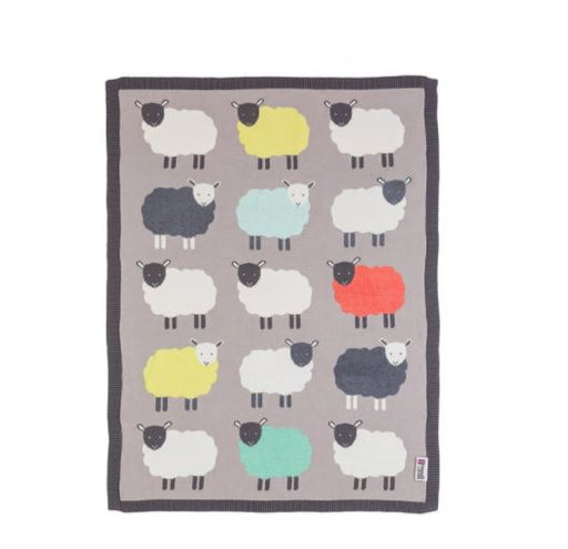 Bizzi Growin Knitted Blanket - Flock BG029