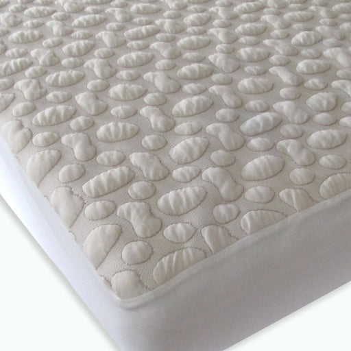FortyWinks Pebble Puff Organic Cotton Mattress Protector