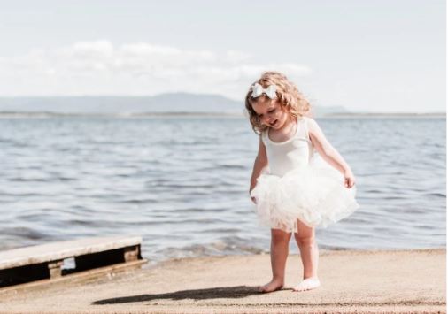 Baby Wisp First Birthday Headband White Glitter 0-18M BW1180