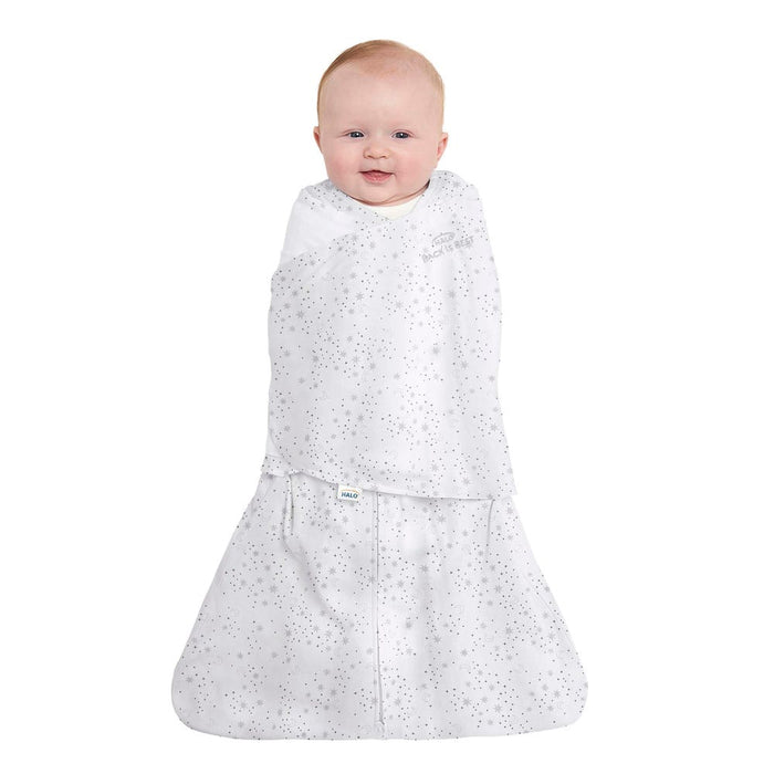 Halo Swaddle 100% Cotton - Midnight Moons Gray 4563