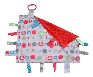 Baby Jack & Co ABC 123 Sensory Educational - Pink Lovey